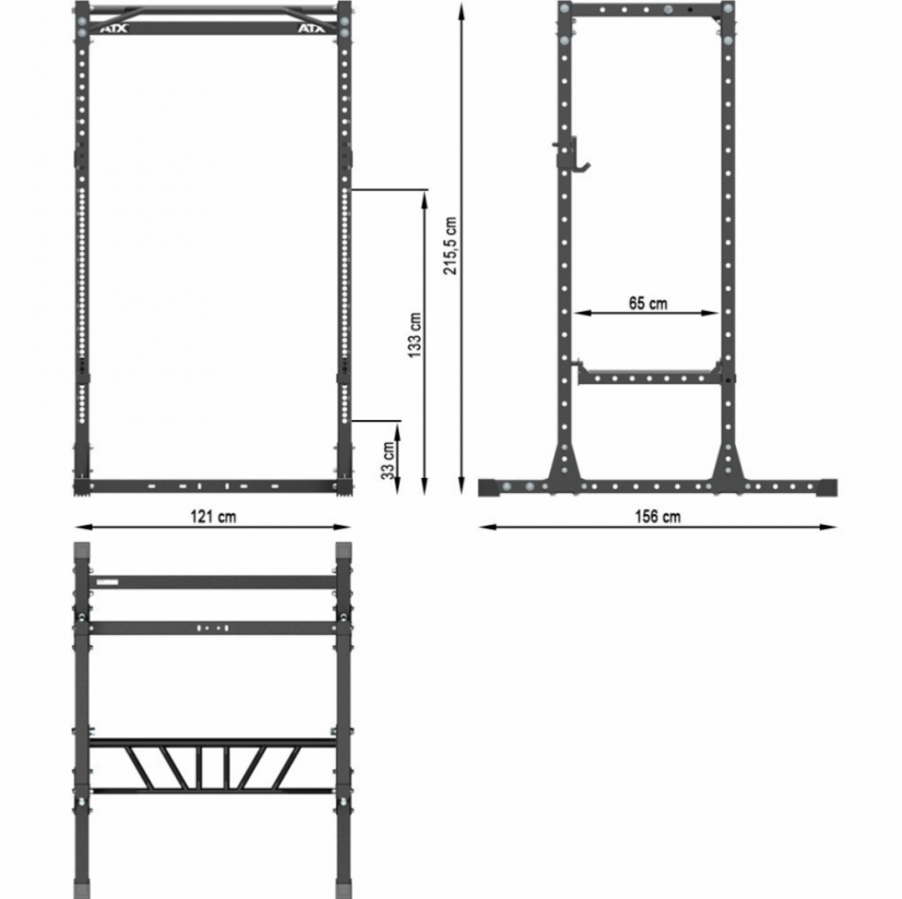 Power Rack ATX LINE PRX-655SD - Short Distance Spacing, height 216 cm
