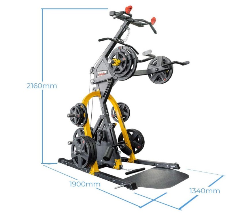 BRUTE FORCE stroj rozměry