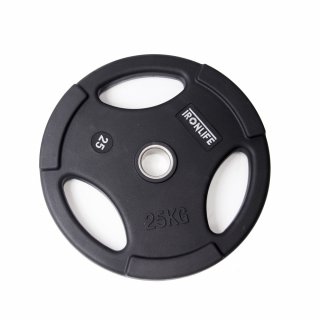 Olympic rubberized disc IRONLIFE Deluxe 25 kg