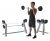 MX SELECT biceps dumbbell with rack weights 9,8 - 36,4 kg