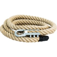 Konopné lano na šplh 4 metry s očkem
