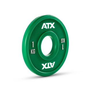 Fractional urethane disc ATX LINE Change Plates PU, 1 kg - GREEN