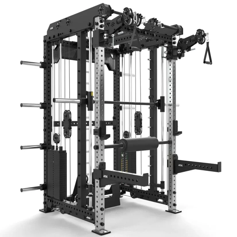 ATX LINE; Multi Pull Smith Rack, tehličkové závažie 2 x 110 kg