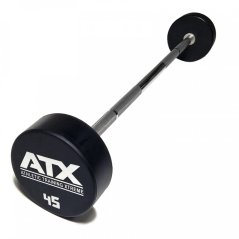 Bicepsová činka rovná ATX LINE URETHAN 45 kg