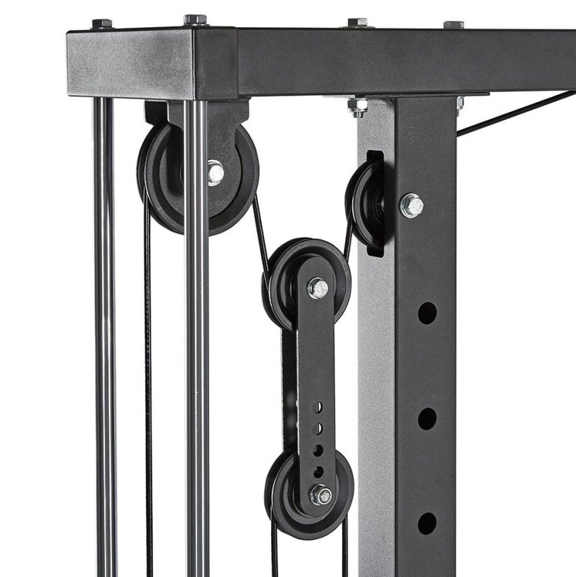 Stojan na dřepy ATX Half Rack 750 s kladkou na kotouče, výška 224 cm