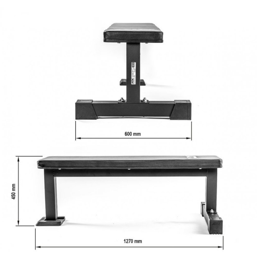 Rovná lavica profesionálna ATX LINE FLAT BENCH COMPACT