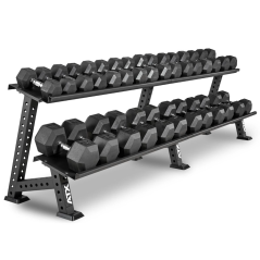 Rozšíření ke stojanu na HEXA činky ATX LINE černý, 144 cm