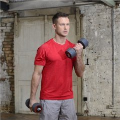 Jednoruční činka Reebok Dumbbell 17,5 kg