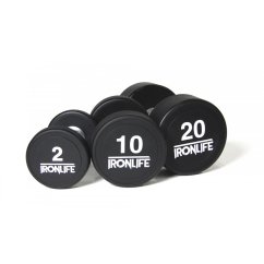Sada uretánových jednoručných činiek IRONLIFE 2-20 kg