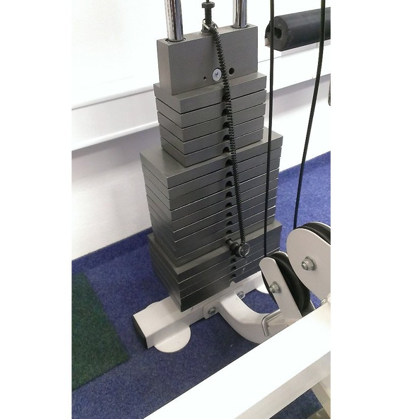 Horná, dolná kladka IMPULSE + závažia 92 kg