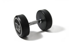 Jednoruční činka pogumovaná IRONLIFE 17,5 kg