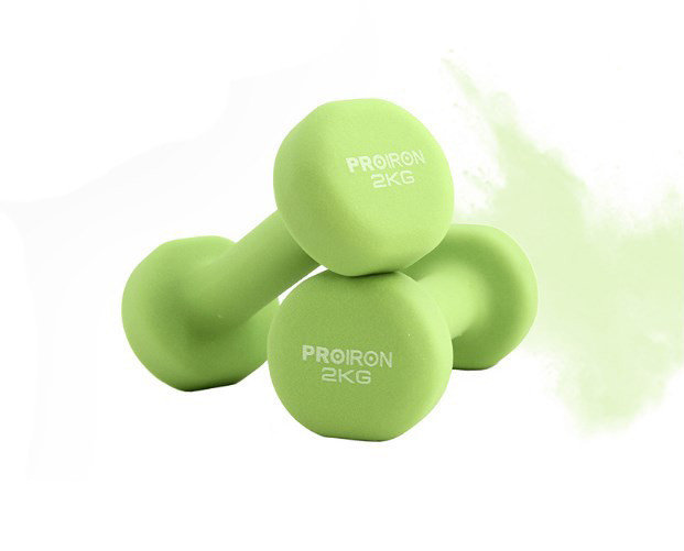 Sada jednoručných činiek PROIRON 2 - 5 kg + stojan