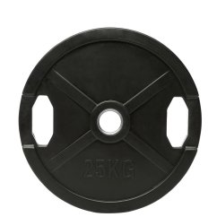 Pogumovaný kotúč čierny ATX LINE 25 kg