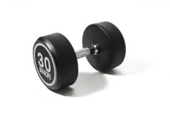 Jednoruční činka pogumovaná IRONLIFE 30 kg