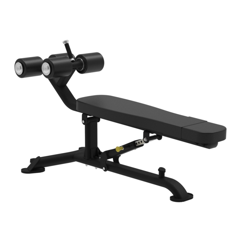 IMPULSE polohovací lavice na břicho a rozpažky s jednoručkami ITB7013B - BLACK