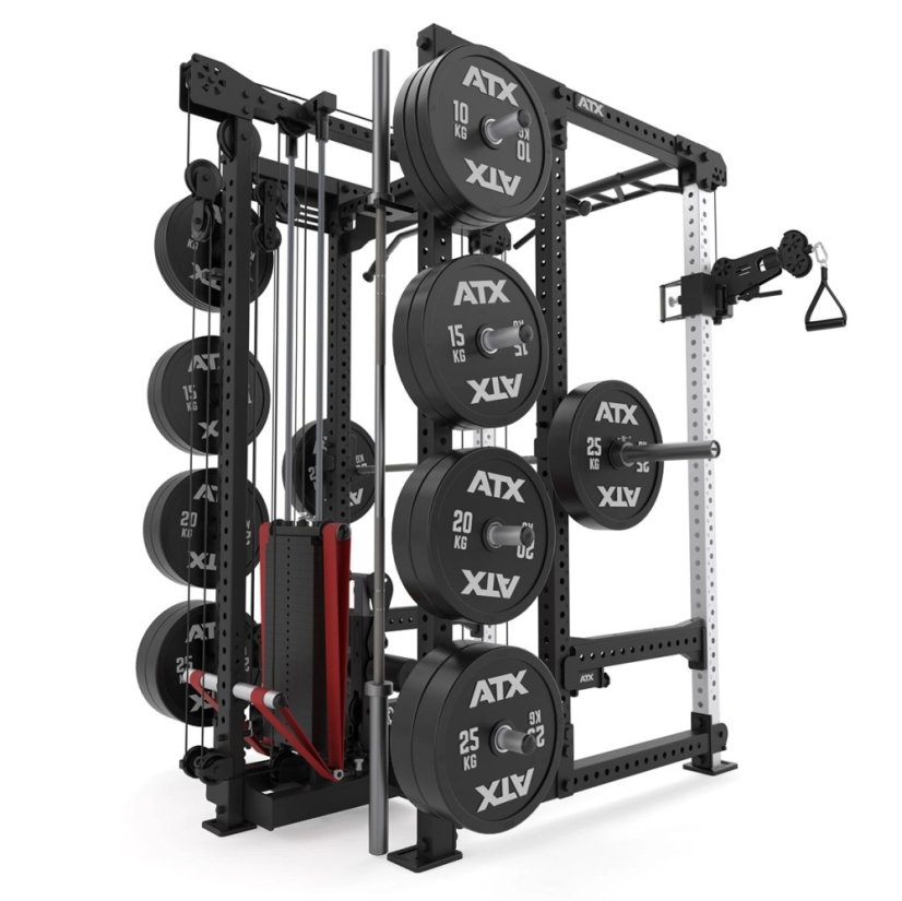 Posilňovacia klietka ATX® Hardcore Power Rack & Pull Station