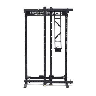 Weight training cage with Power Rack FORCE USA MyRack Modular + dips