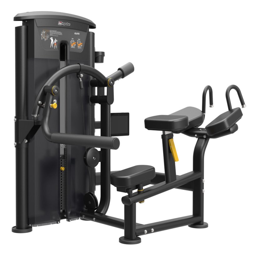 Posilovací stroj IMPULSE Glute - Varianta: Posilovací stroj Glute 72 kg