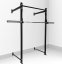 Wall Half Rack IRONLIFE, výška 195 cm, J-hooks, nosnosť 400 kg, hrúbka rámu 4 mm