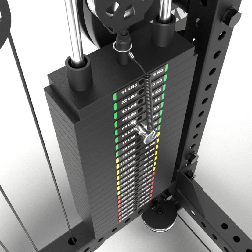 Posilovací stojan ATX LINE; Multi Pull Half Rack 2.0, závaží (2 x 110 kg)