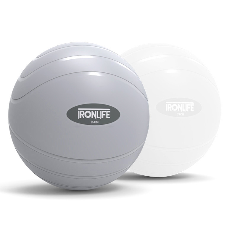 IRONLIFE Gym Ball 65 cm, light grey