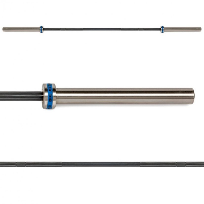 Tréningová tyč ATX LINE 2200/50 mm, 20 kg - BLACK OXID