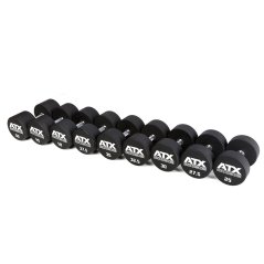 Sada jednoručných činiek ATX LINE, uretán 5-20 kg - 7 párov