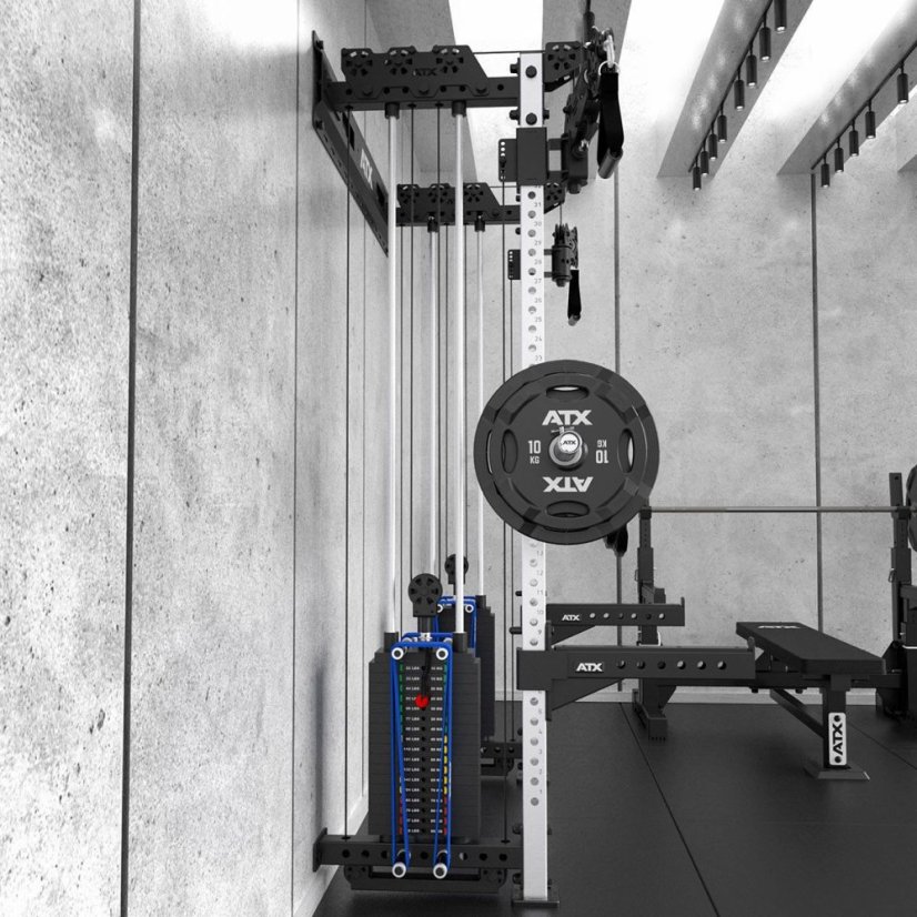 atx fitness half rack