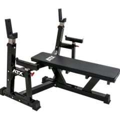 Zesílená lavice benchpress ATX s bezpečnostními zarážkami