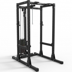Power Rack 750 - SET 160 ATX s horní a spodní kladkou, cihličky 125 kg, výška 225 cm