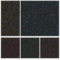 Podlaha SPORTEC SPLASH 8 mm, drobné + velké granule EPDM